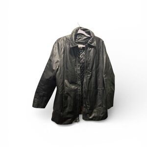 Worthington Dark Leather Jacket